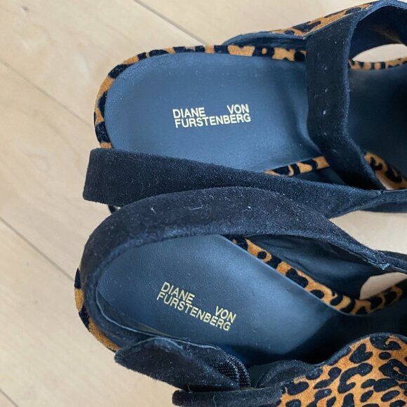DIANE von Furstenberg Open Toe Heels "Bailie" 10 - Picture 5 of 12